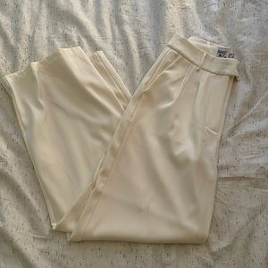 Princess Polly White Slack Pants